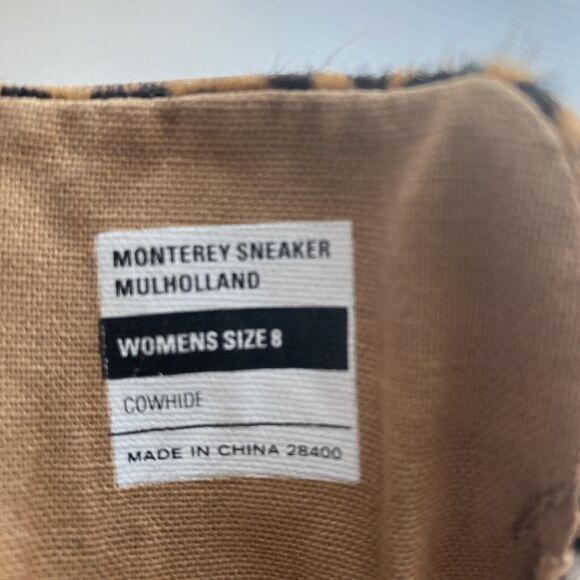 Sea Vees Montere Women' Sneaker Leopard Print  Shoes  Slip On Flats Low Top Sz 8 - Picture 6 of 8